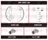 Bremsensatz, Trommelbremse Hinterachse REMSA SPK 3421.00