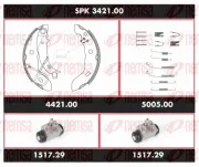 Bremsensatz, Trommelbremse Hinterachse REMSA SPK 3421.00
