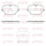 Bremsbelagsatz, Scheibenbremse Vorderachse REMSA X2048.00