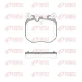 Bremsbelagsatz, Scheibenbremse Vorderachse REMSA X2050.00