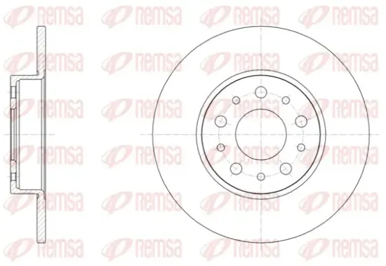 Bremsscheibe Hinterachse REMSA 61500.00 Bild Bremsscheibe Hinterachse REMSA 61500.00