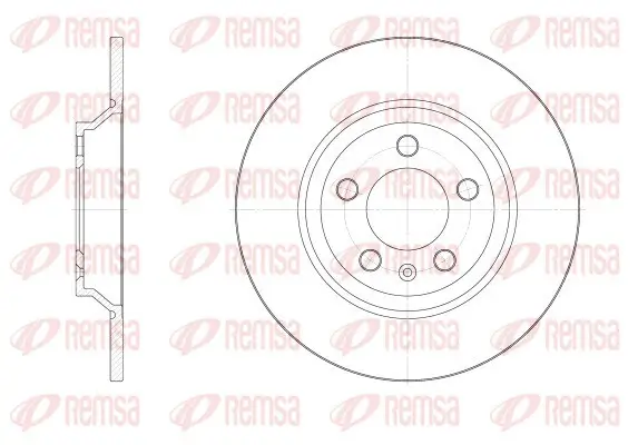 Bremsscheibe Hinterachse REMSA 62521.00