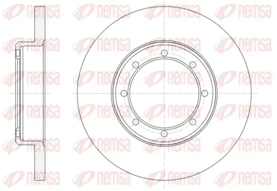 Bremsscheibe Hinterachse REMSA 61476.00 Bild Bremsscheibe Hinterachse REMSA 61476.00