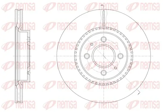 Bremsscheibe Vorderachse REMSA 61463.10
