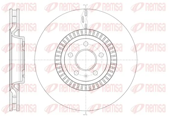 Bremsscheibe Vorderachse REMSA 61446.10