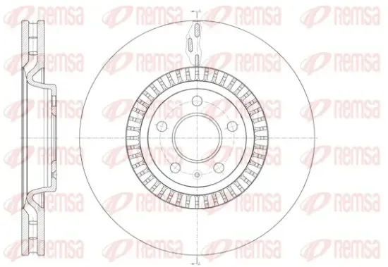 Bremsscheibe Vorderachse REMSA 61446.10 Bild Bremsscheibe Vorderachse REMSA 61446.10