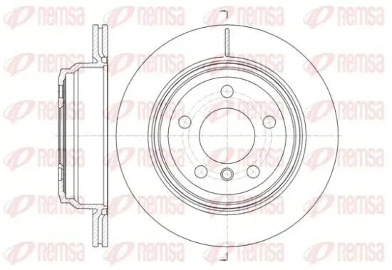 Bremsscheibe Hinterachse REMSA 61453.10 Bild Bremsscheibe Hinterachse REMSA 61453.10