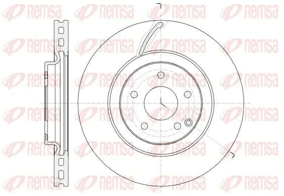 Bremsscheibe Vorderachse REMSA 61525.10