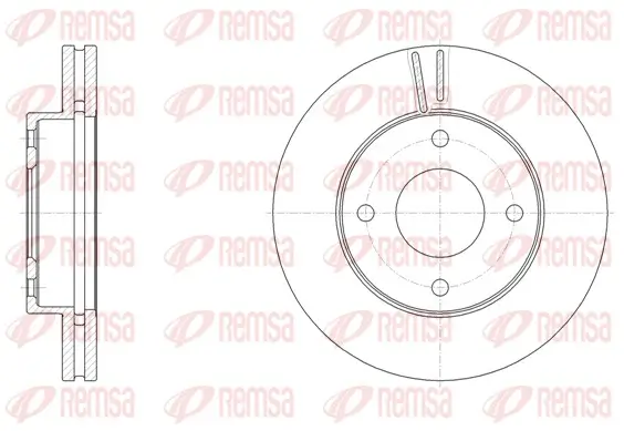 Bremsscheibe Vorderachse REMSA 61532.10