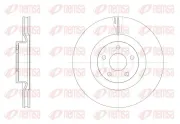 Bremsscheibe Vorderachse REMSA 62558.10