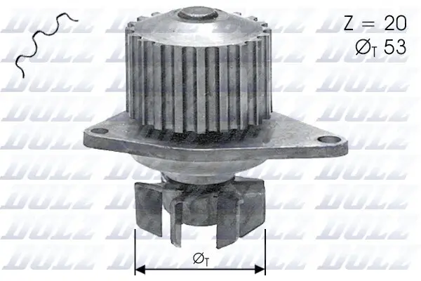 Wasserpumpe, Motorkühlung DOLZ C110