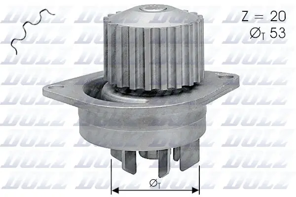 Wasserpumpe, Motorkühlung DOLZ C111