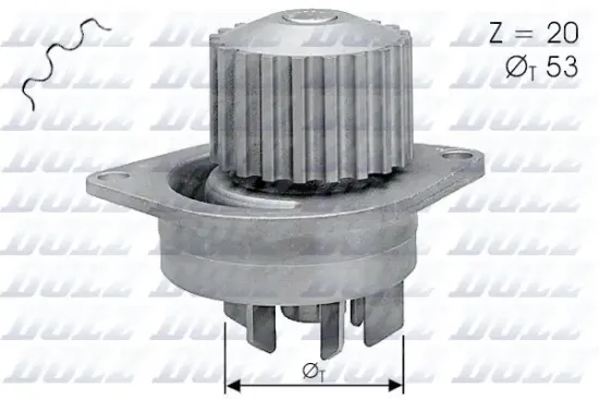 Wasserpumpe, Motorkühlung DOLZ C111 Bild Wasserpumpe, Motorkühlung DOLZ C111