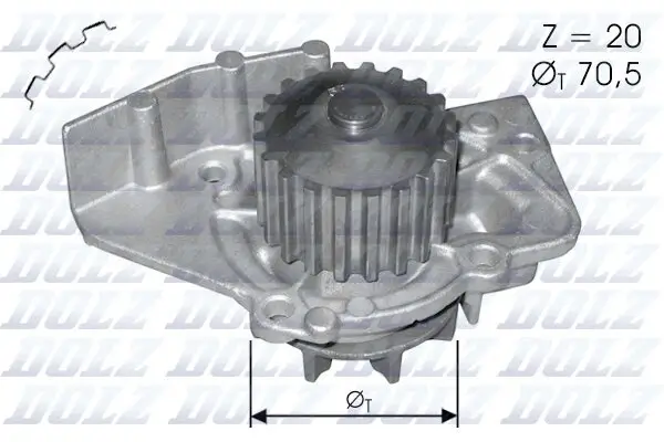 Wasserpumpe, Motorkühlung DOLZ C120