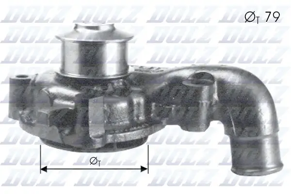 Wasserpumpe, Motorkühlung DOLZ F155