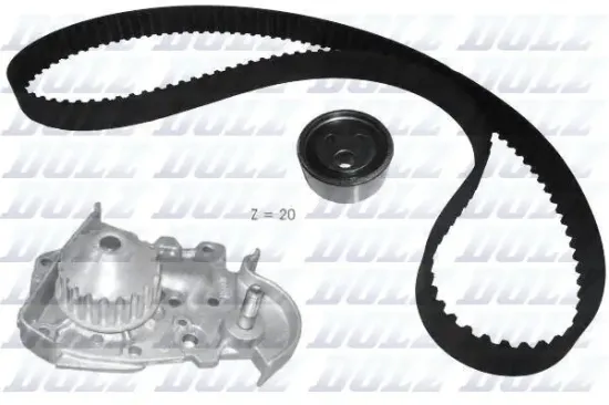 Wasserpumpe + Zahnriemensatz DOLZ KD018 Bild Wasserpumpe + Zahnriemensatz DOLZ KD018