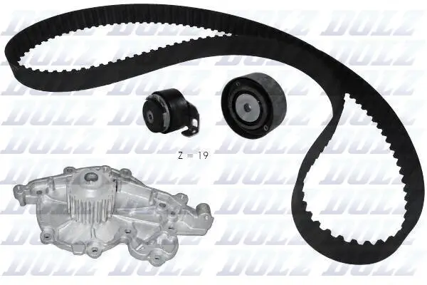 Wasserpumpe + Zahnriemensatz DOLZ KD019