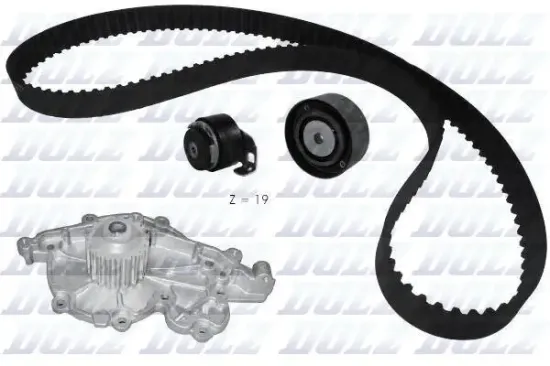 Wasserpumpe + Zahnriemensatz DOLZ KD019 Bild Wasserpumpe + Zahnriemensatz DOLZ KD019