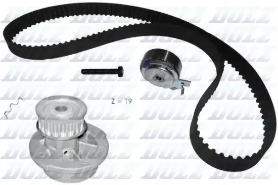 Wasserpumpe + Zahnriemensatz DOLZ KD021 Bild Wasserpumpe + Zahnriemensatz DOLZ KD021