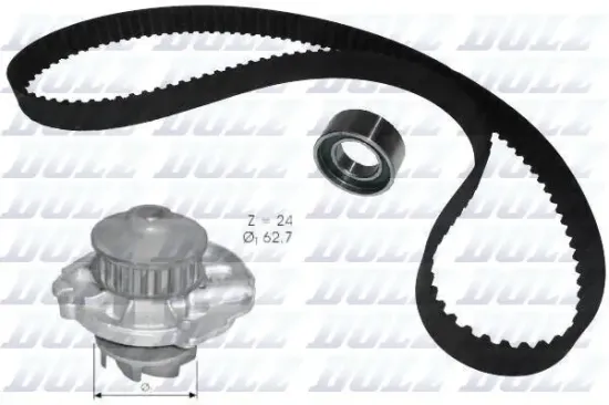 Wasserpumpe + Zahnriemensatz DOLZ KD022 Bild Wasserpumpe + Zahnriemensatz DOLZ KD022