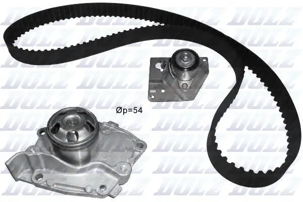 Wasserpumpe + Zahnriemensatz DOLZ KD027