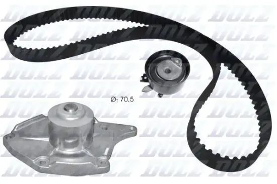 Wasserpumpe + Zahnriemensatz DOLZ KD133 Bild Wasserpumpe + Zahnriemensatz DOLZ KD133