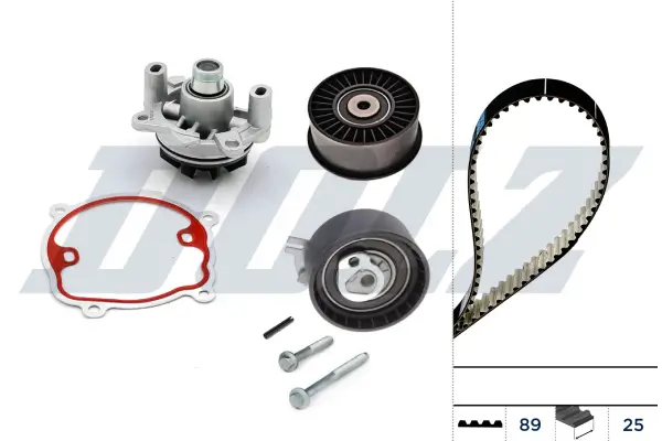 Wasserpumpe + Zahnriemensatz DOLZ KD241