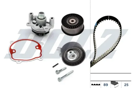Wasserpumpe + Zahnriemensatz DOLZ KD241 Bild Wasserpumpe + Zahnriemensatz DOLZ KD241