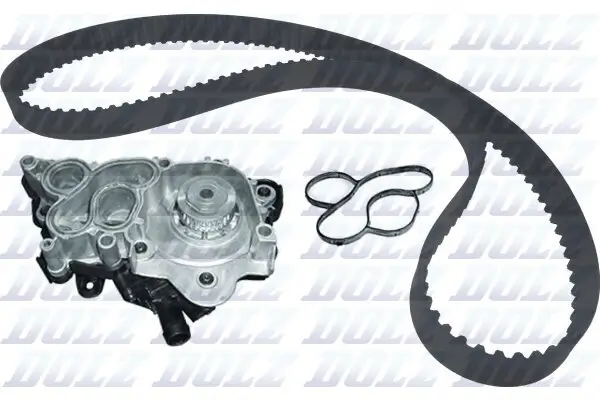 Wasserpumpe + Zahnriemensatz DOLZ KD317