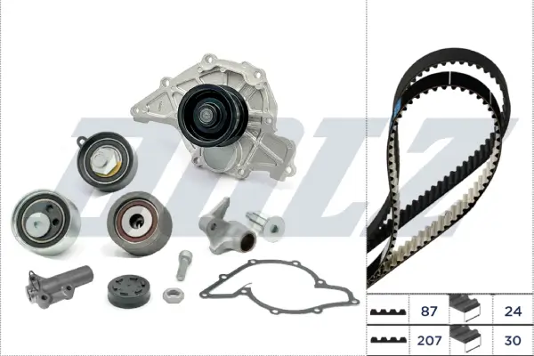 Wasserpumpe + Zahnriemensatz DOLZ KD327