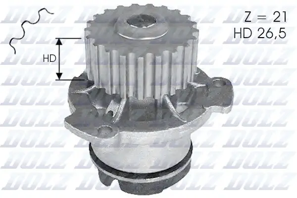 Wasserpumpe, Motorkühlung DOLZ L121