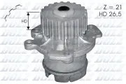 Wasserpumpe, Motorkühlung DOLZ L123