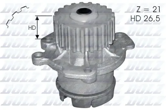 Wasserpumpe, Motorkühlung DOLZ L123 Bild Wasserpumpe, Motorkühlung DOLZ L123