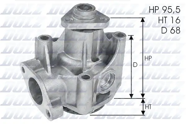 Wasserpumpe, Motorkühlung DOLZ L135
