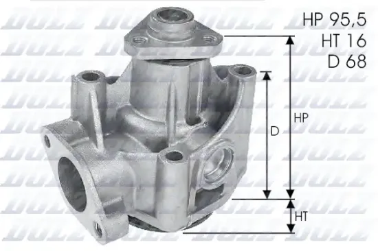 Wasserpumpe, Motorkühlung DOLZ L135 Bild Wasserpumpe, Motorkühlung DOLZ L135