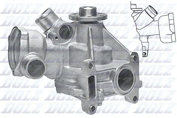 Wasserpumpe, Motorkühlung DOLZ M174