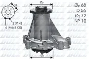 Wasserpumpe, Motorkühlung DOLZ M276