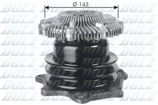 Wasserpumpe, Motorkühlung DOLZ N143 Bild Wasserpumpe, Motorkühlung DOLZ N143