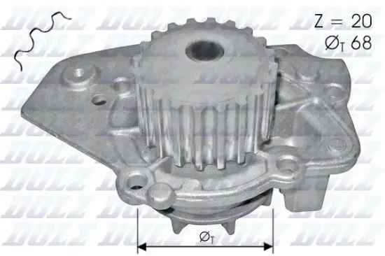 Wasserpumpe, Motorkühlung DOLZ N206 Bild Wasserpumpe, Motorkühlung DOLZ N206