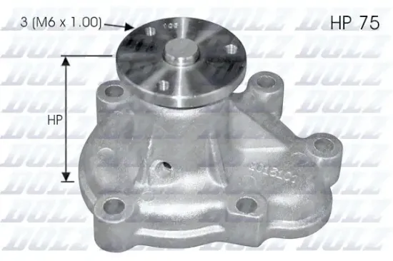 Wasserpumpe, Motorkühlung DOLZ O142 Bild Wasserpumpe, Motorkühlung DOLZ O142