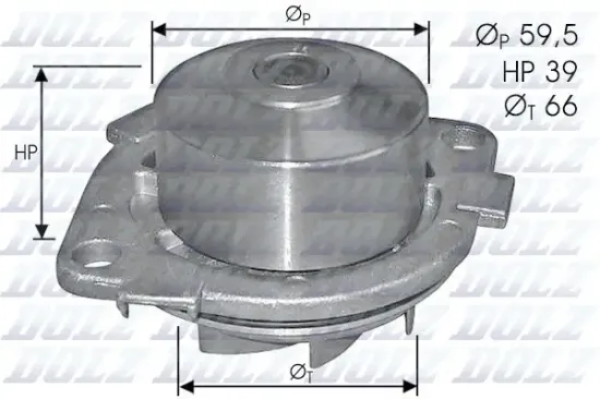 Wasserpumpe, Motorkühlung DOLZ S211 Bild Wasserpumpe, Motorkühlung DOLZ S211