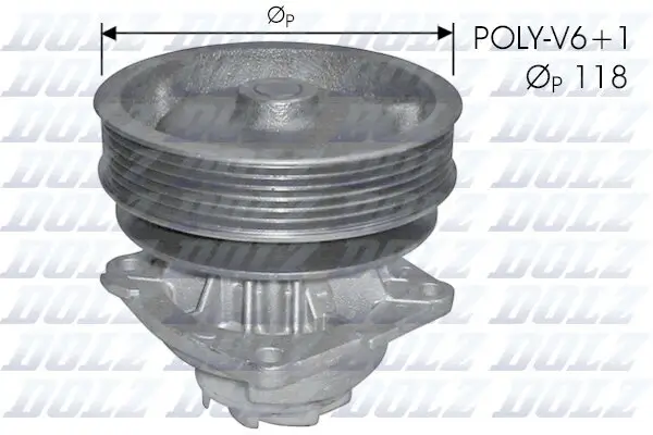 Wasserpumpe, Motorkühlung DOLZ S224