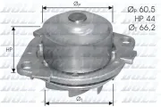 Wasserpumpe, Motorkühlung DOLZ S231