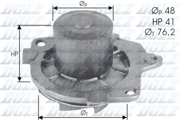 Wasserpumpe, Motorkühlung DOLZ S314