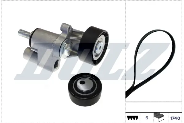 Keilrippenriemensatz DOLZ SKD313A