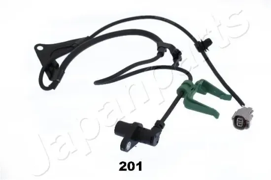 Sensor, Raddrehzahl Vorderachse links JAPANPARTS ABS-201 Bild Sensor, Raddrehzahl Vorderachse links JAPANPARTS ABS-201