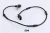 Sensor, Raddrehzahl Vorderachse links JAPANPARTS ABS-504 Bild Sensor, Raddrehzahl Vorderachse links JAPANPARTS ABS-504