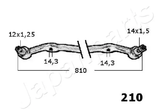 Spurstange mitte JAPANPARTS CR-210 Bild Spurstange mitte JAPANPARTS CR-210