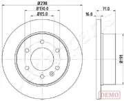 Bremsscheibe JAPANPARTS DP-0527C