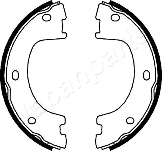 Bremsbackensatz Hinterachse JAPANPARTS GF-0505AF Bild Bremsbackensatz Hinterachse JAPANPARTS GF-0505AF